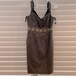 Bebe dress tan size 6